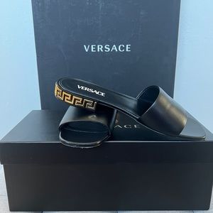 Versace Greca Mules